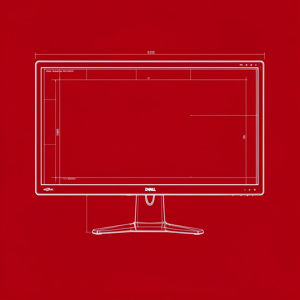 A sleek 27-inch 4K monitor on a minimalist desk, dark bezels against a softly lit neutral background.